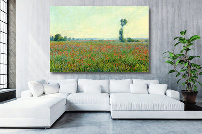 Claude Monet, Poppy Field UV Direct Aluminum Print Australian Made Quality