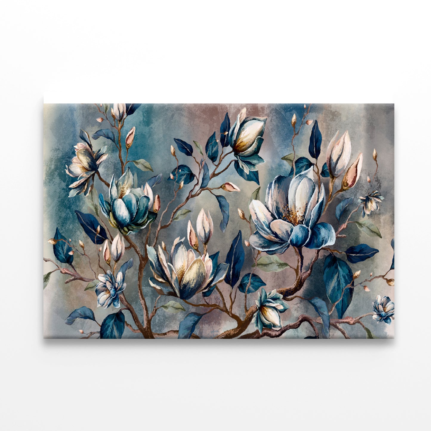 Branch of Watercolor Flowers Print 100% Australian Made - Bella Home Decor