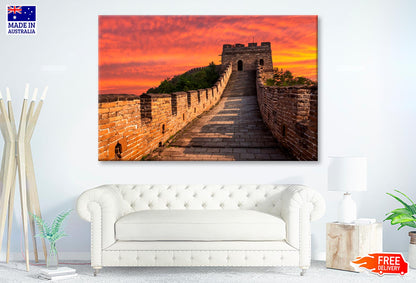 Great Wall of China at Mutianyu Wall Art Decor 100% Australian Made