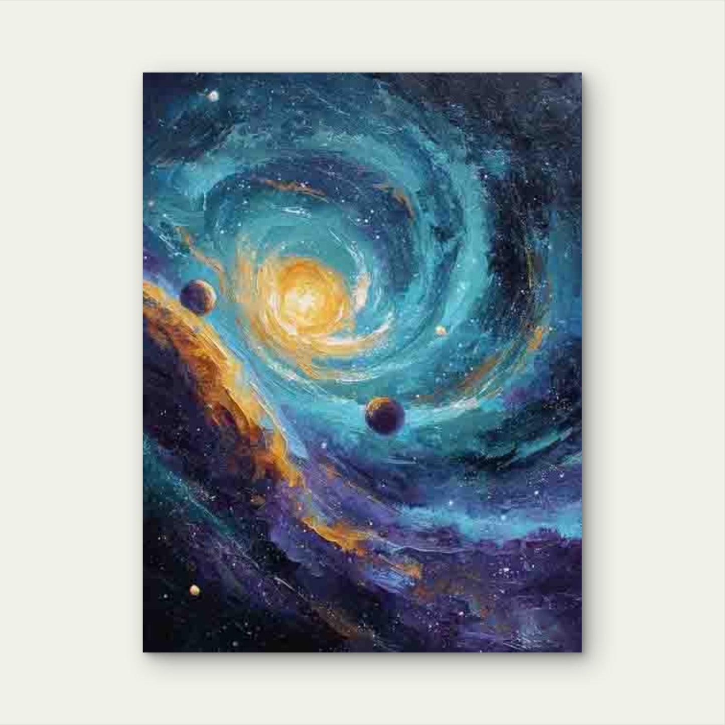 Starry Intergalactic Skies Metal Print Ready to Hang