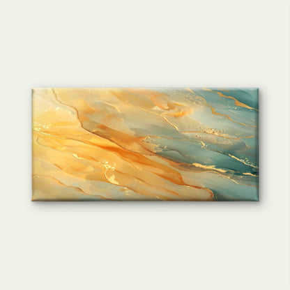 Abstract Beachside Ripple Art Wall Art Canvas Office Home Room Framed 120x60cm