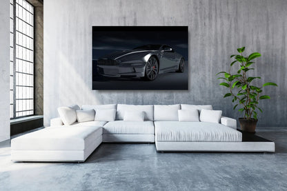 Aston Martin Supercar Acrylic Glass Print Tempered Glass Wall Art 100% Made in Australia Ready to Hang