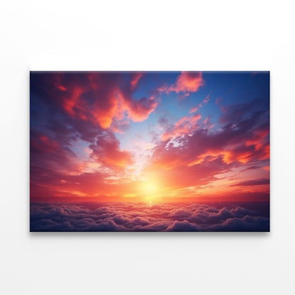 Beautiful Sunset Sky Background Print 100% Australian Made - Bella Home Decor