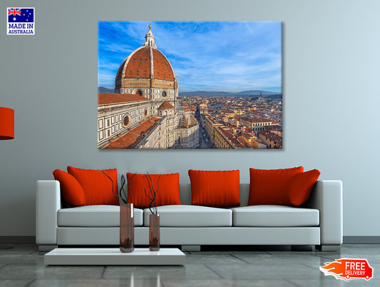 Brunelleschi's Dome in Bologna Print 100% Australian Made - Bella Home Decor