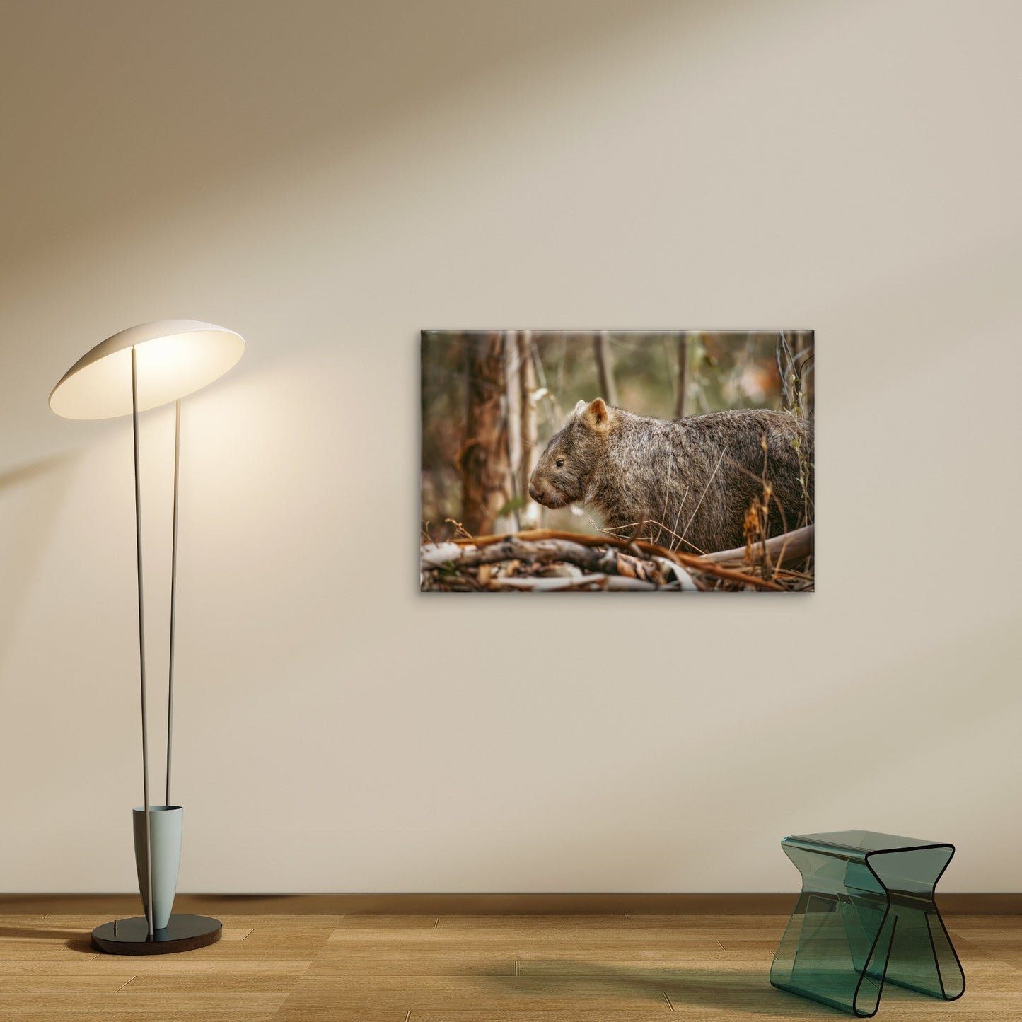 Wombat Kangaroo Valley Australia Wall Art Decor 100% Australian Made