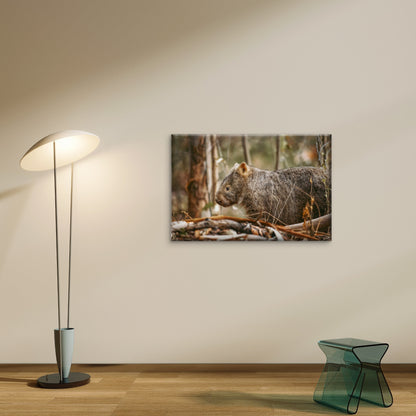 Wombat Kangaroo Valley Australia Wall Art Decor 100% Australian Made