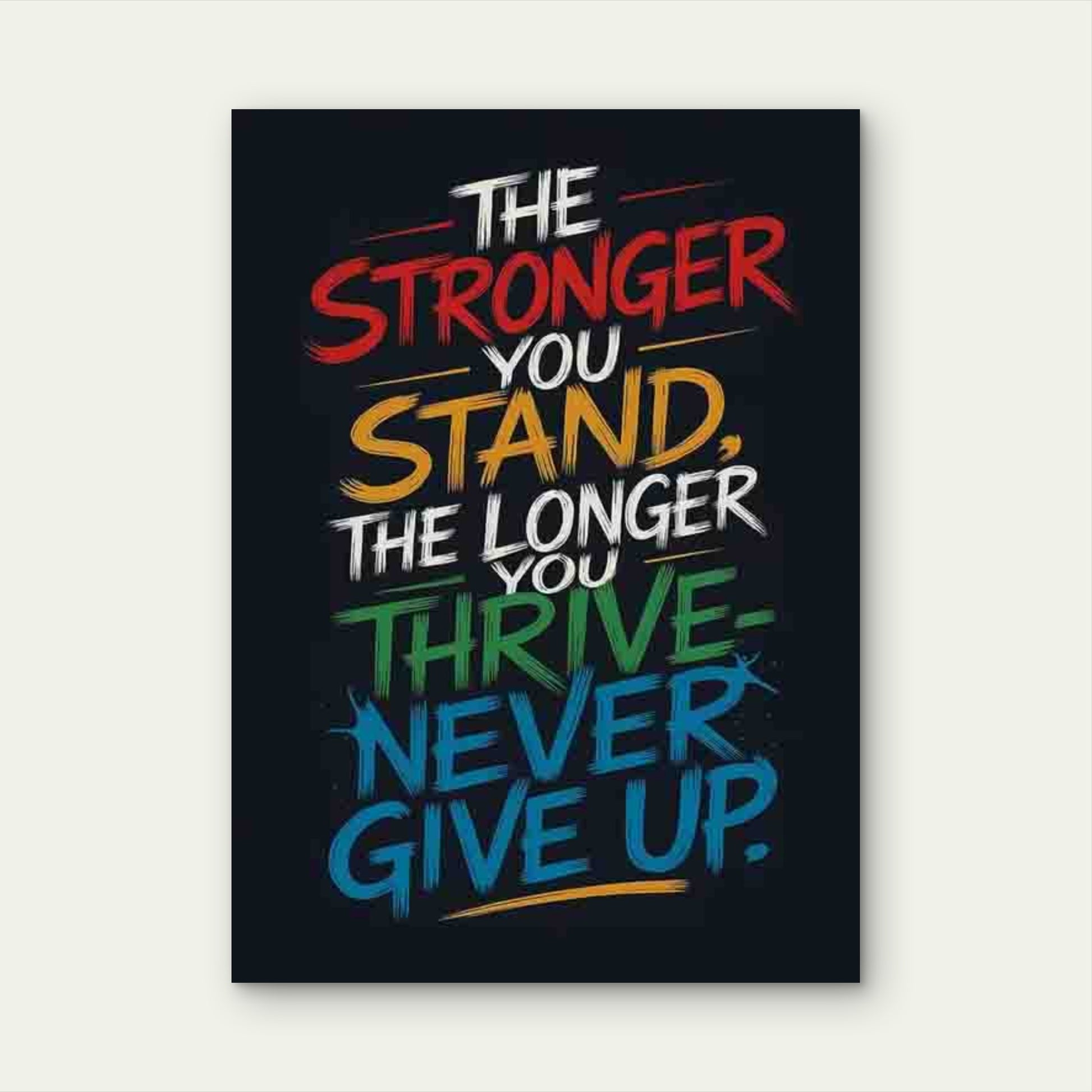 Inspirational Quote Art 60x90cm Metal Print Ready to Hang - Bella Home Decor