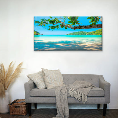 Exotic Island Vacation Thailand Wall Art Canvas Office Home Room Framed 120x60cm