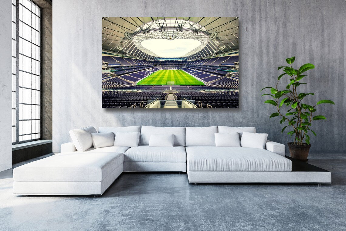 Tottenham Stadium Acrylic Glass Print Tempered Glass Wall Art 100% Made in Australia Ready to Hang