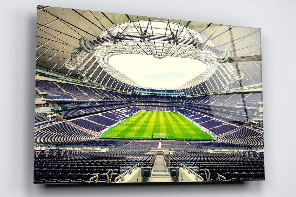 Tottenham Stadium Acrylic Glass Print Tempered Glass Wall Art 100% Made in Australia Ready to Hang