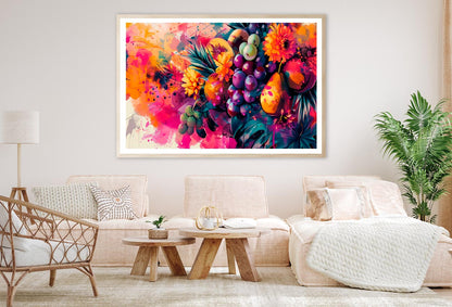 Fruits & Flower Abstract Home Decor Premium Quality Poster Print Choose Your Sizes