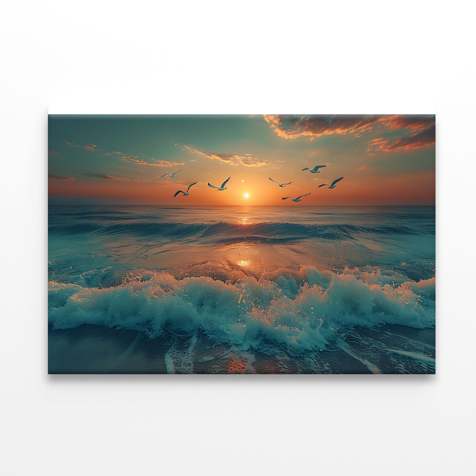 Sunset on the Beach View Print 100% Australian Made - Bella Home Decor