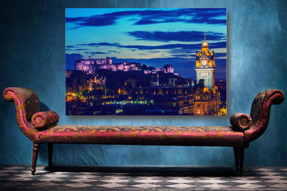 Edinburgh Cityscape UV Direct Aluminum Print Australian Made Quality