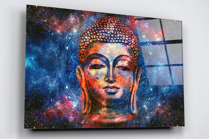 Colorful Buddha Acrylic Glass Print Tempered Glass Wall Art 100% Made in Australia Ready to Hang