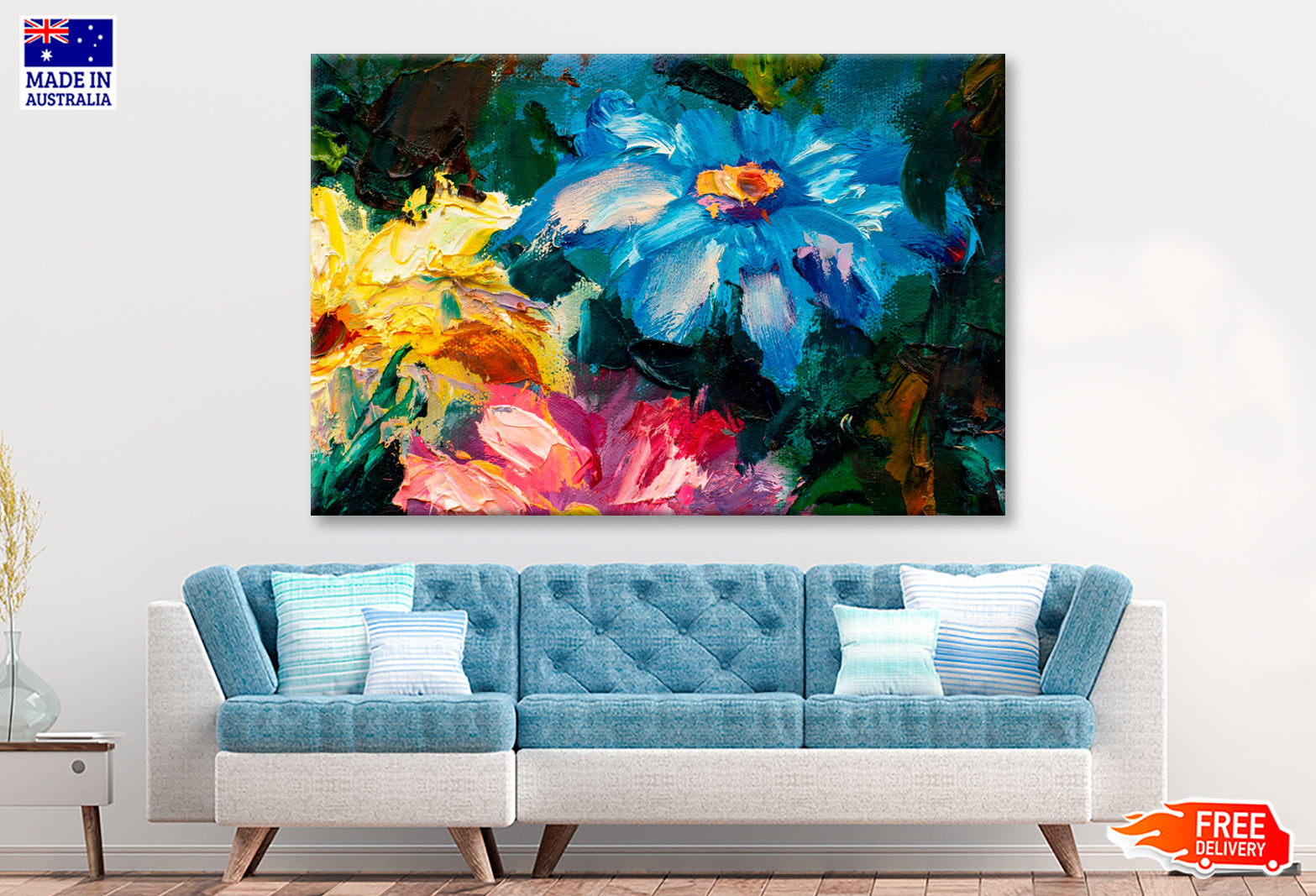 Flowers Monet Claude Impressionism Oil Painting Wall Art Limited Edition High Quality Print