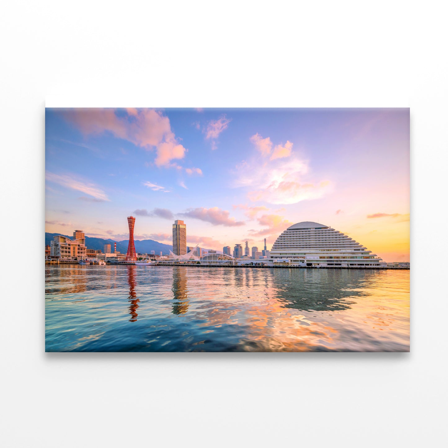 Kobe City in Morning with Sky Print 100% Australian Made - Bella Home Decor