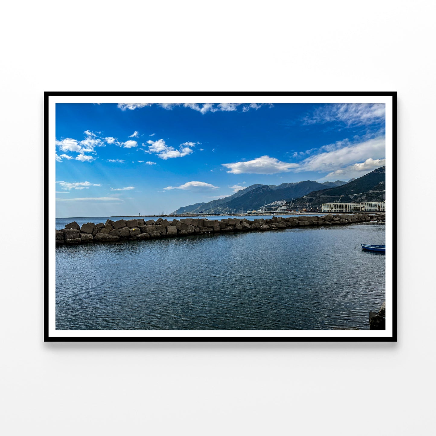 Beautiful Coast of Salerno Italy Home Decor Premium Quality Poster Print Choose Your Sizes - Bella Home Decor