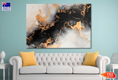 Smooth Marble Ink Abstract Print 100% Australian Made