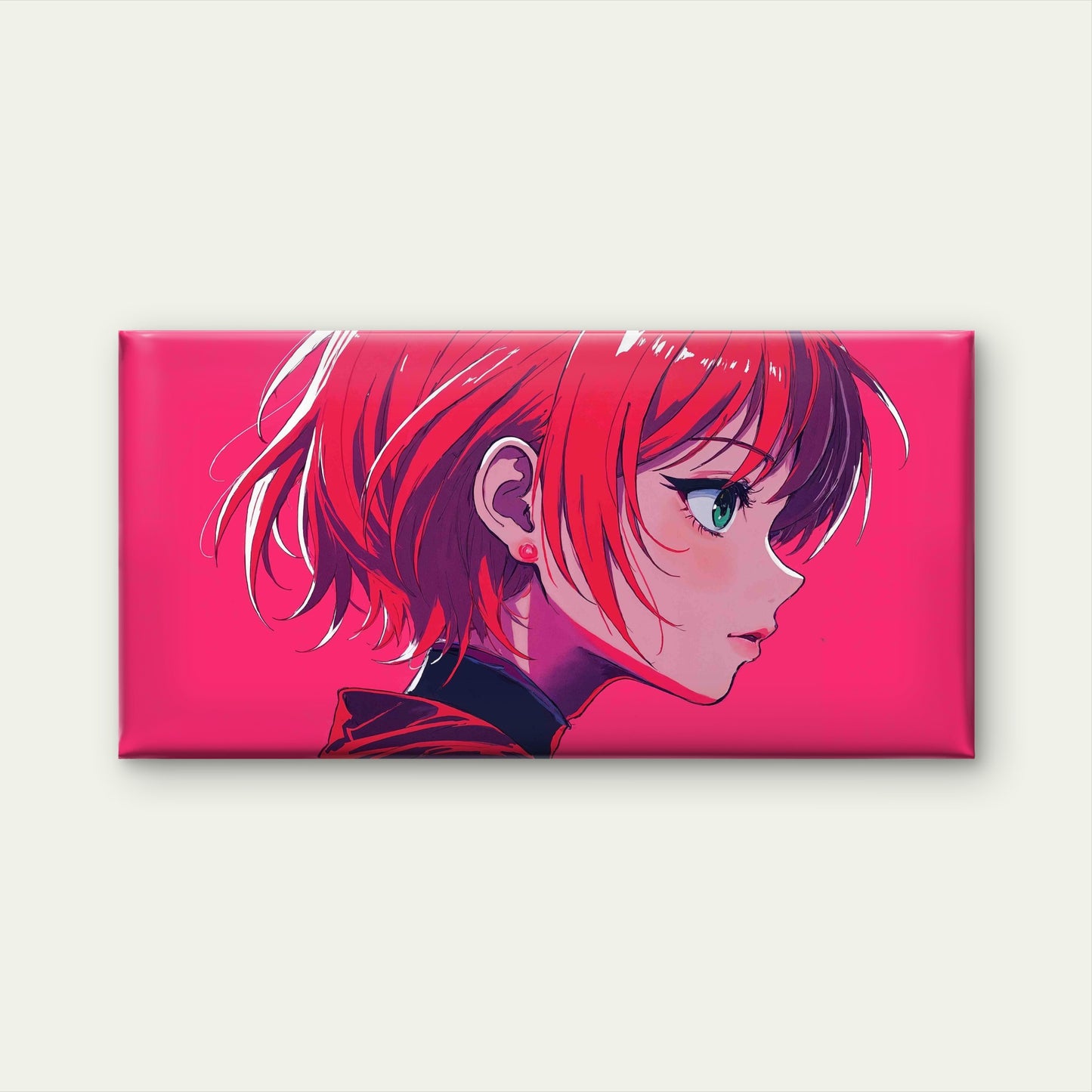 Cute Anime Girl Wall Art Canvas Office Home Room Framed 120x60cm - Bella Home Decor