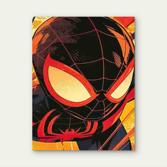 Super Hero With A Mask 60x90cm Metal Print Ready to Hang
