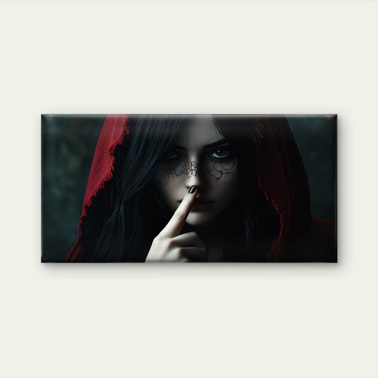 Dark Fantasy Anime Girl Wall Art Canvas Office Home Room Framed 120x60cm