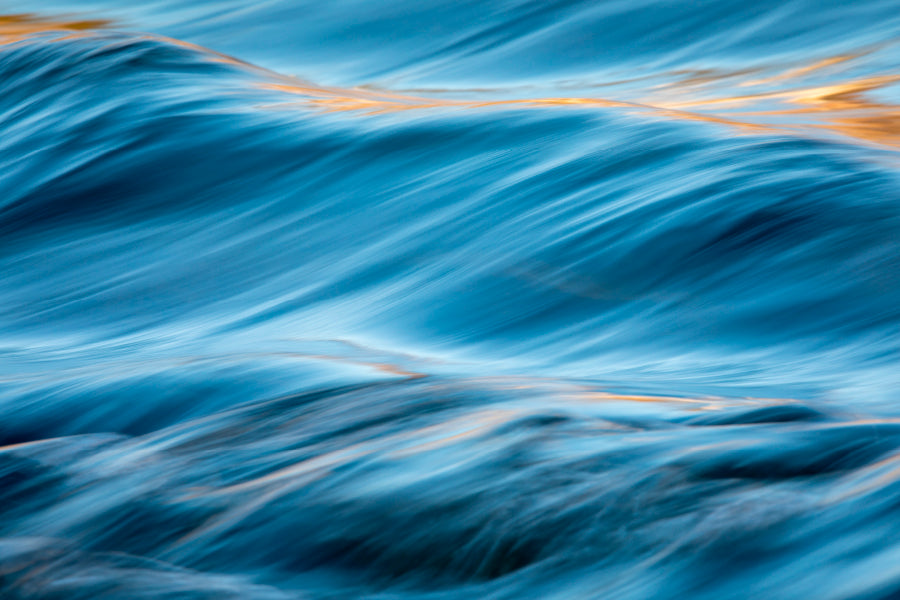 River Water Flowing with Light Reflecting Wall Art Decor 100% Australian Made - Bella Home Decor