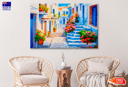 Greece Oil Painting Wall Art Limited Edition High Quality Print