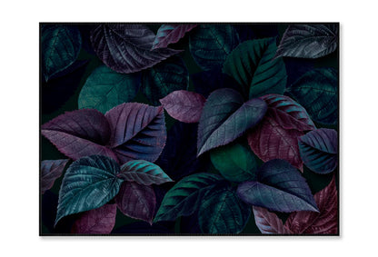 Bunch Of Leaves That Are Purple and Green Home Decor Premium Quality Poster Print Choose Your Sizes - Bella Home Decor