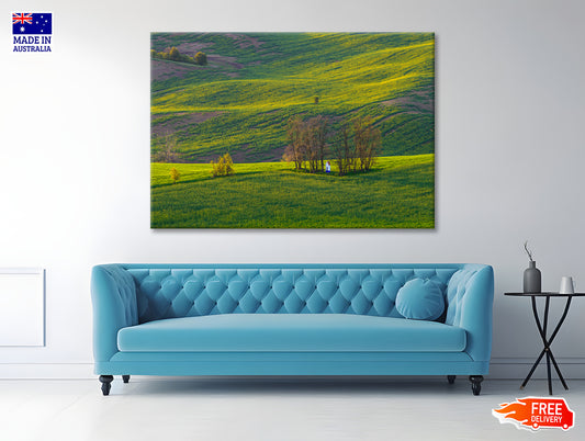 Person Sitting In a Meadow Print 100% Australian Made - Bella Home Decor