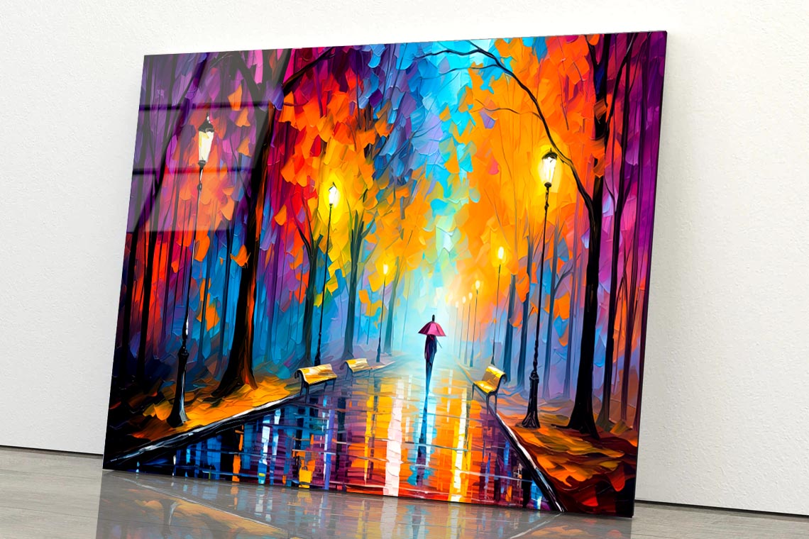 Walking Women & City Nightlife  Acrylic Glass Print Tempered Glass Wall Art 100% Made in Australia Ready to Hang - Bella Home Decor