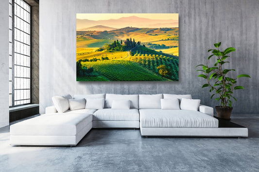 Tuscany Italy UV Direct Aluminum Print Australian Made Quality