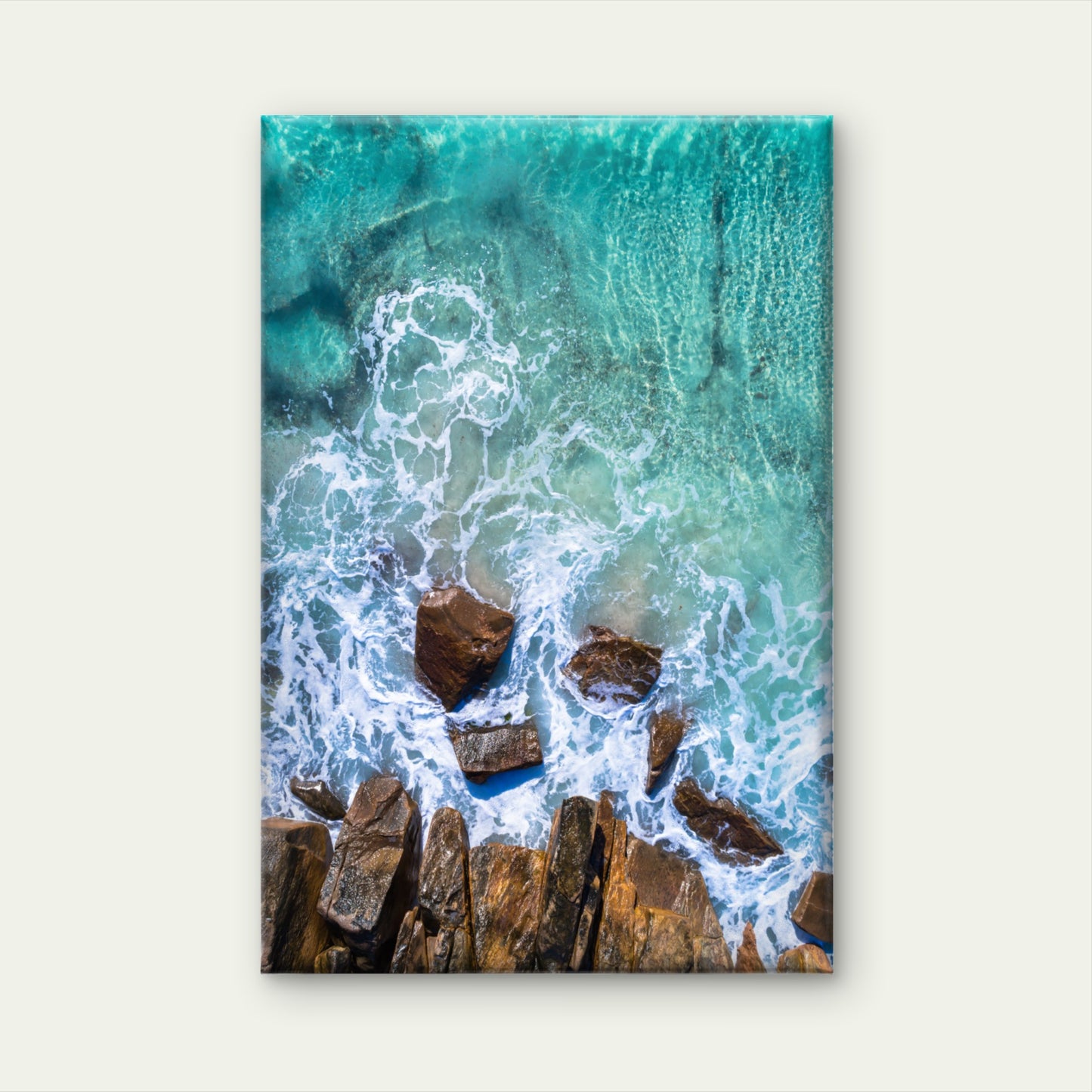 Ocean Shoreline Meelup Rocks Eagle Bay Australia Wall Art Decor 100% Australian Made
