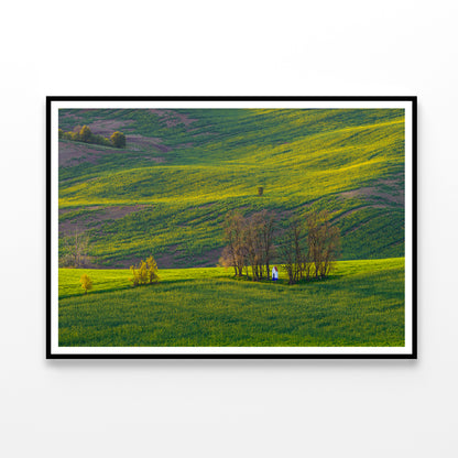 Person Sitting In a Meadow Home Decor Premium Quality Poster Print Choose Your Sizes - Bella Home Decor