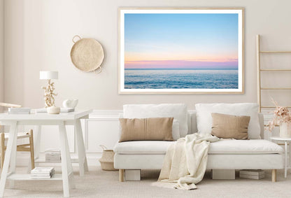 Calm Sea in Soft Morning Light Sicily Italy Europe Home Decor Premium Quality Poster Print Choose Your Sizes