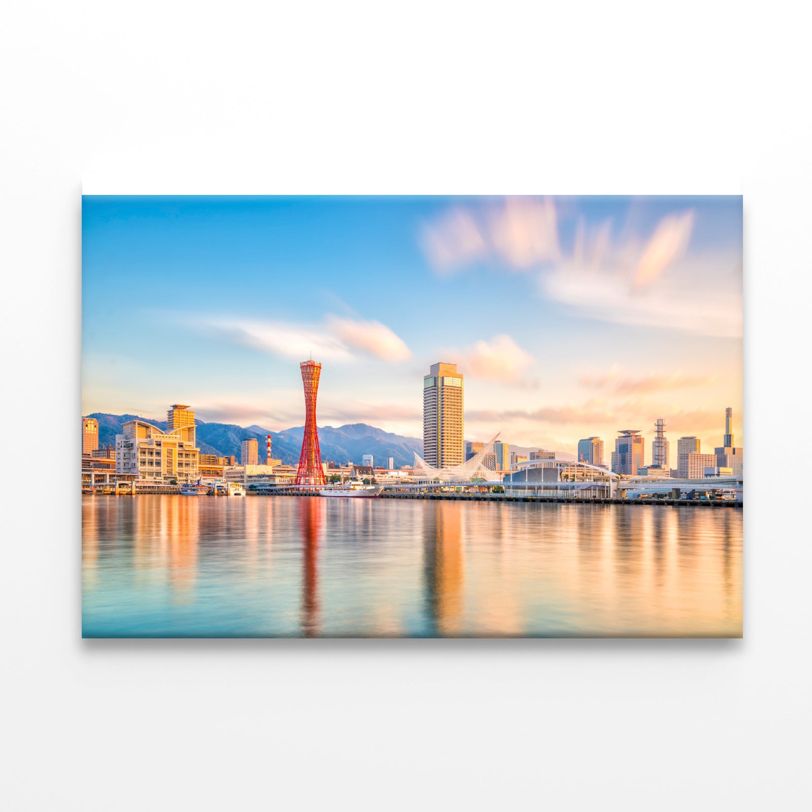 Skyline of Kobe City in Japan Print 100% Australian Made - Bella Home Decor