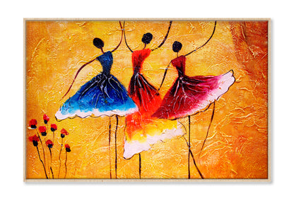 Spanish Dance Oil Painting Wall Art Limited Edition High Quality Print Canvas Box Framed Natural