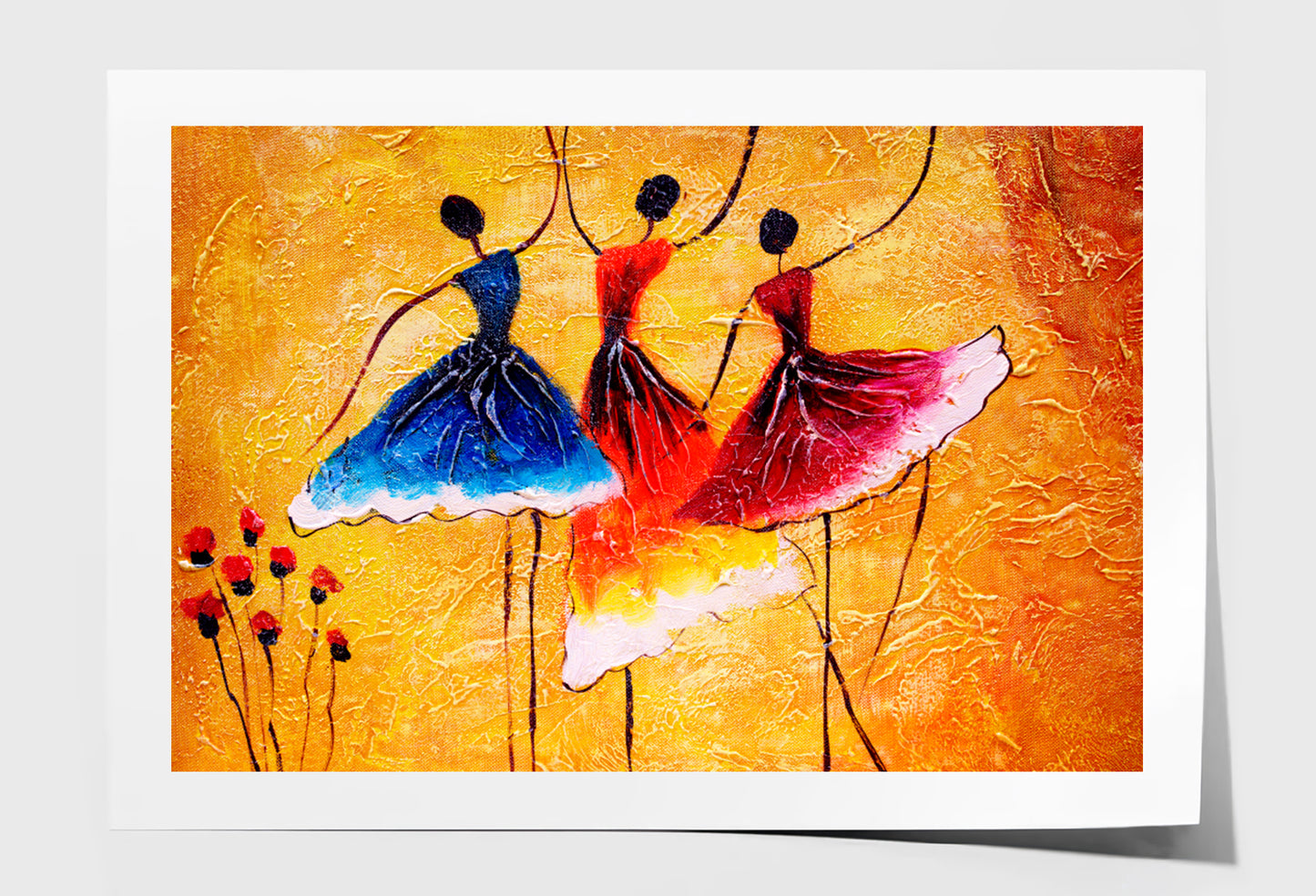 Spanish Dance Oil Painting Wall Art Limited Edition High Quality Print Unframed Roll Canvas None