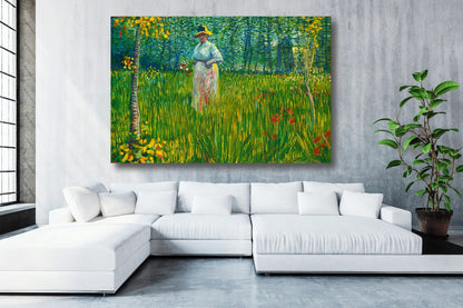 Vincent Van Gogh, A Woman Walking UV Direct Aluminum Print Australian Made Quality