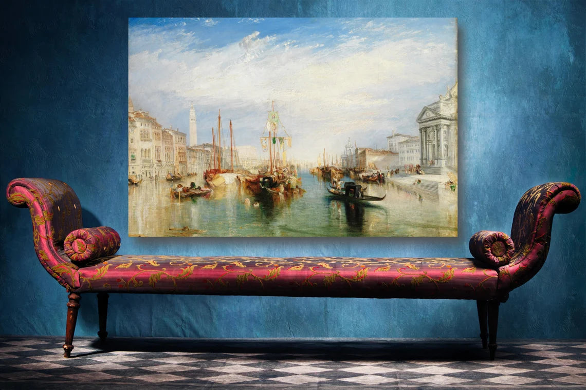 JMW Turner, Venice From The Porch Of Madonna Della Salute UV Direct Aluminum Print Australian Made Quality