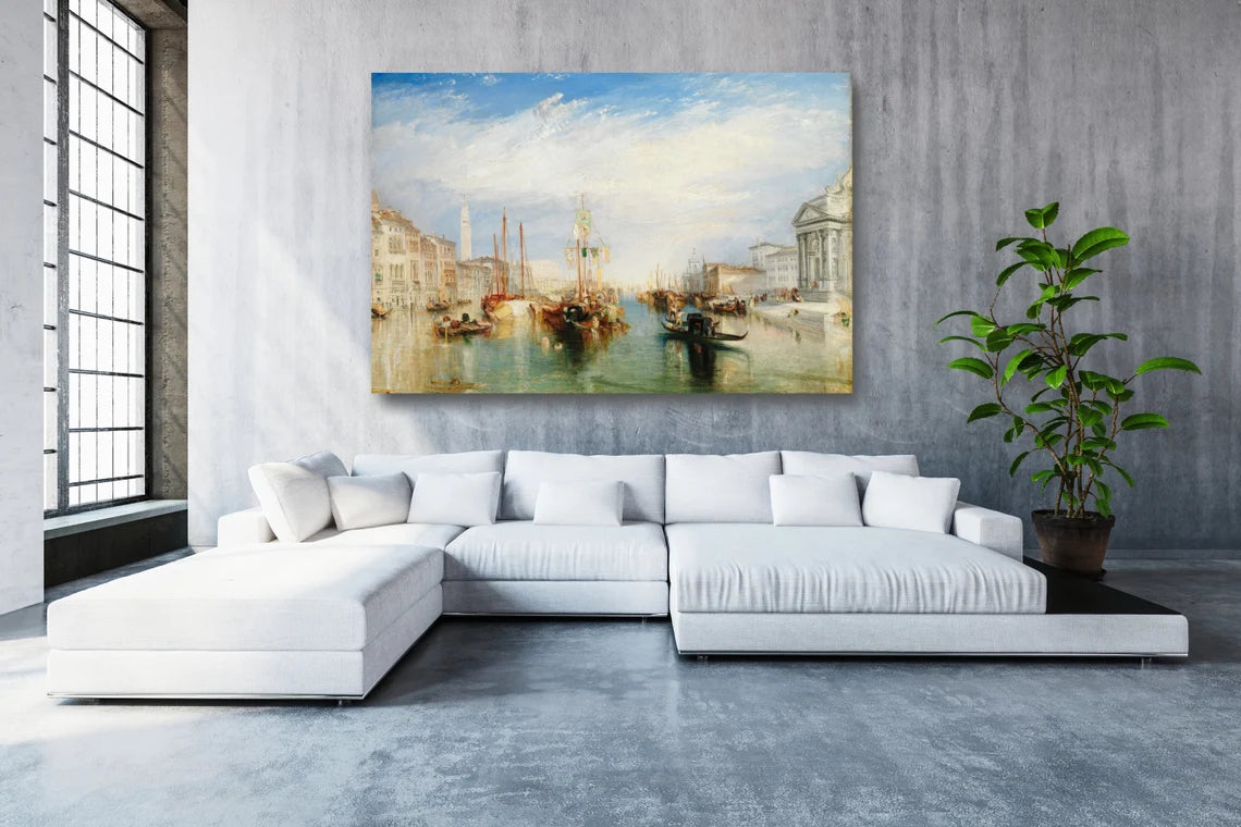 JMW Turner, Venice From The Porch Of Madonna Della Salute UV Direct Aluminum Print Australian Made Quality