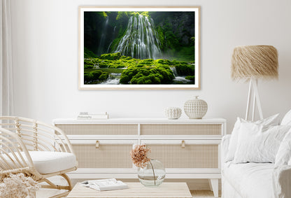 View of Waterfall in the Jungle Home Decor Premium Quality Poster Print Choose Your Sizes