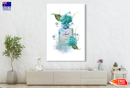 Ocean Blue Perfume Wall Art Limited Edition High Quality Print