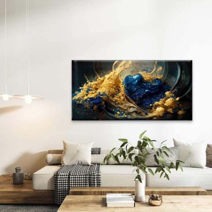 Modern Abstract Background Wall Art Canvas Office Home Room Framed 120x60cm - Bella Home Decor
