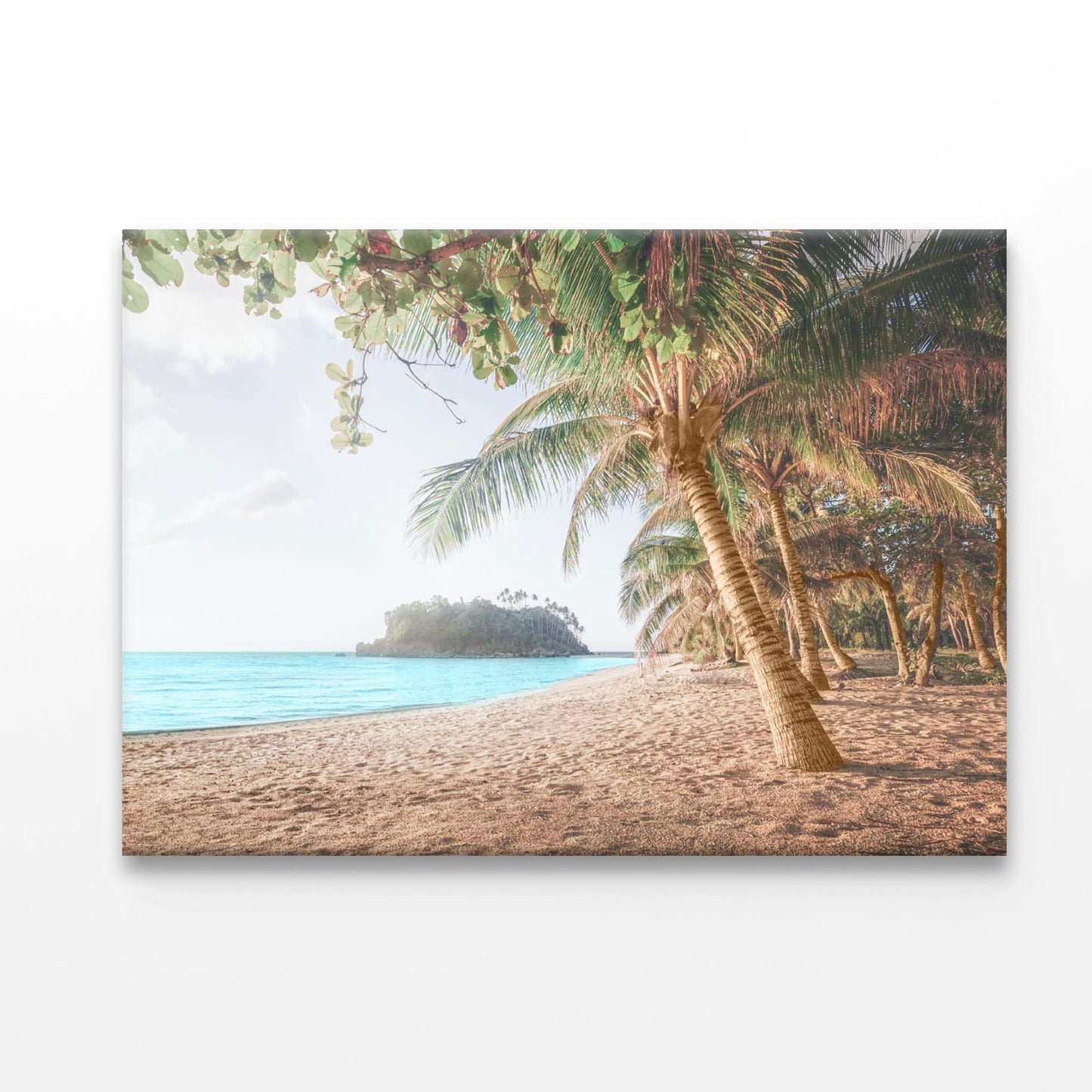 Sunset Over Sea, Philippines Islands Acrylic Glass Print Tempered Glass Wall Art 100% Made in Australia Ready to Hang