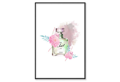 Luxury Perfume Wall Art Limited Edition High Quality Print Canvas Box Framed Black