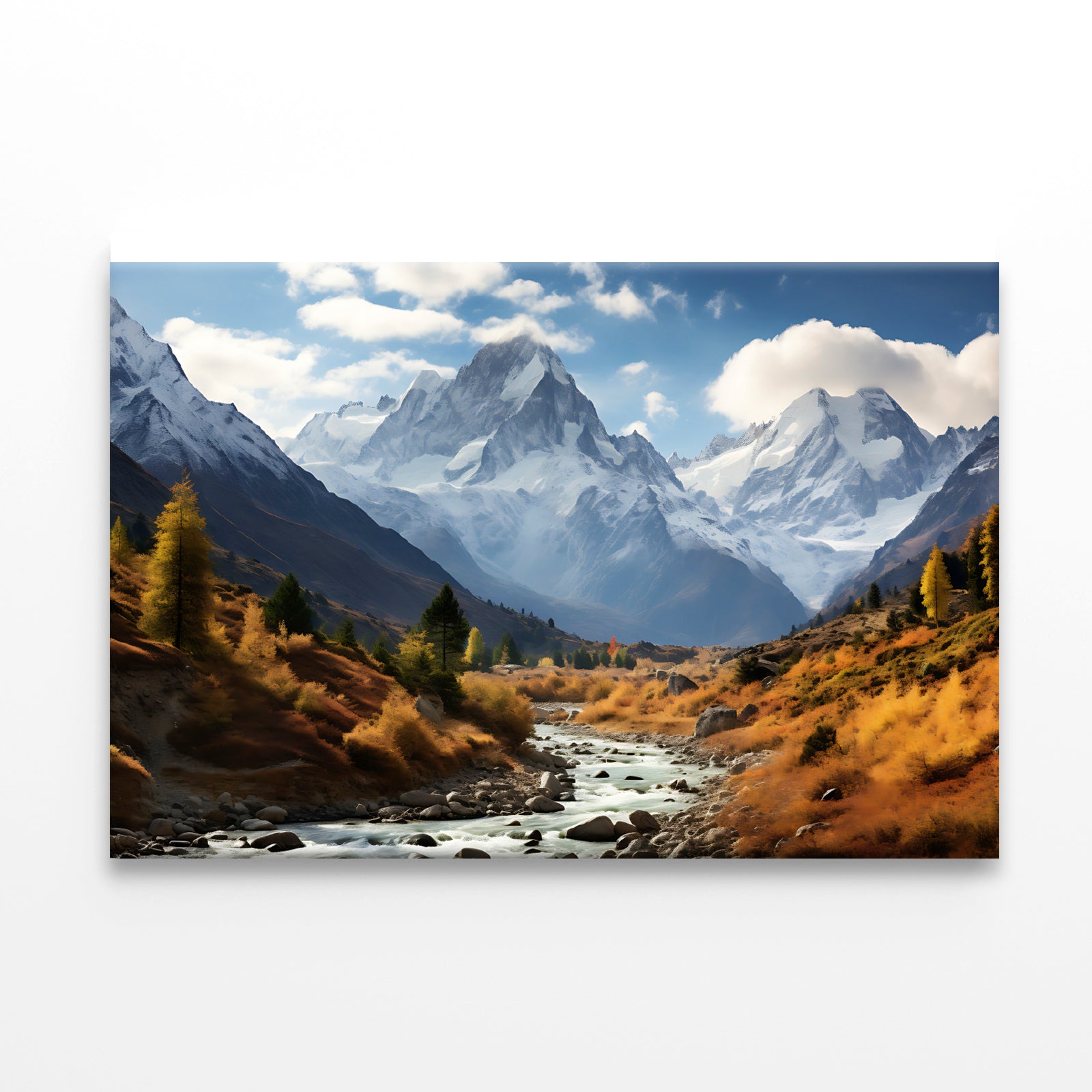 Lake in the Swiss Mountains View Print 100% Australian Made - Bella Home Decor