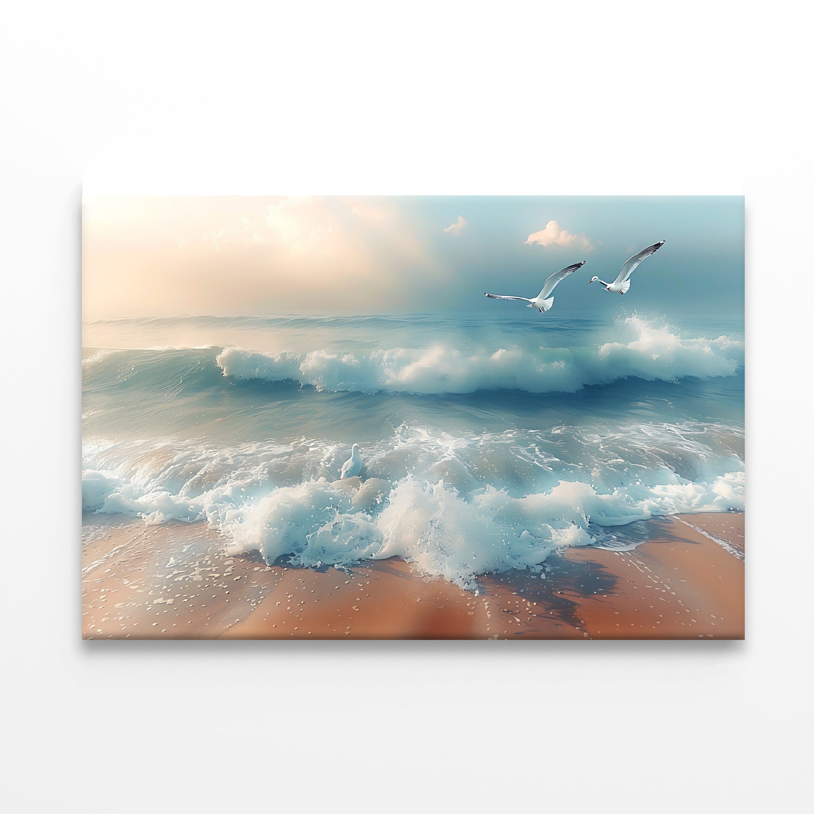 Birds Flying Over a Beach Print 100% Australian Made - Bella Home Decor
