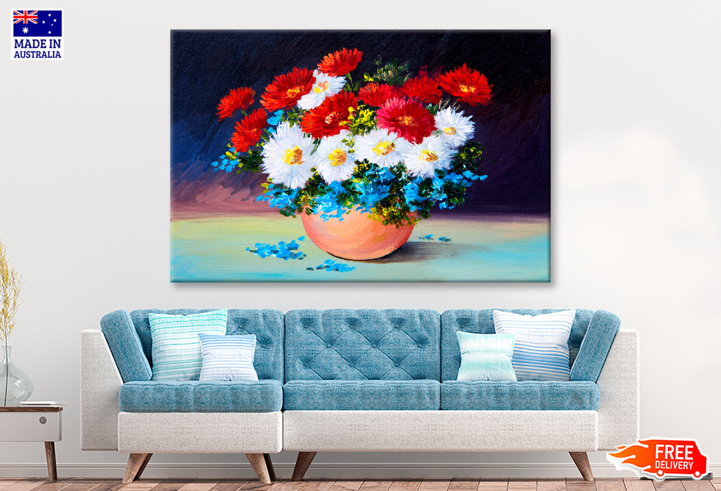 Spring Flowers, Still Life Oil Painting Limited Edition High Quality Print