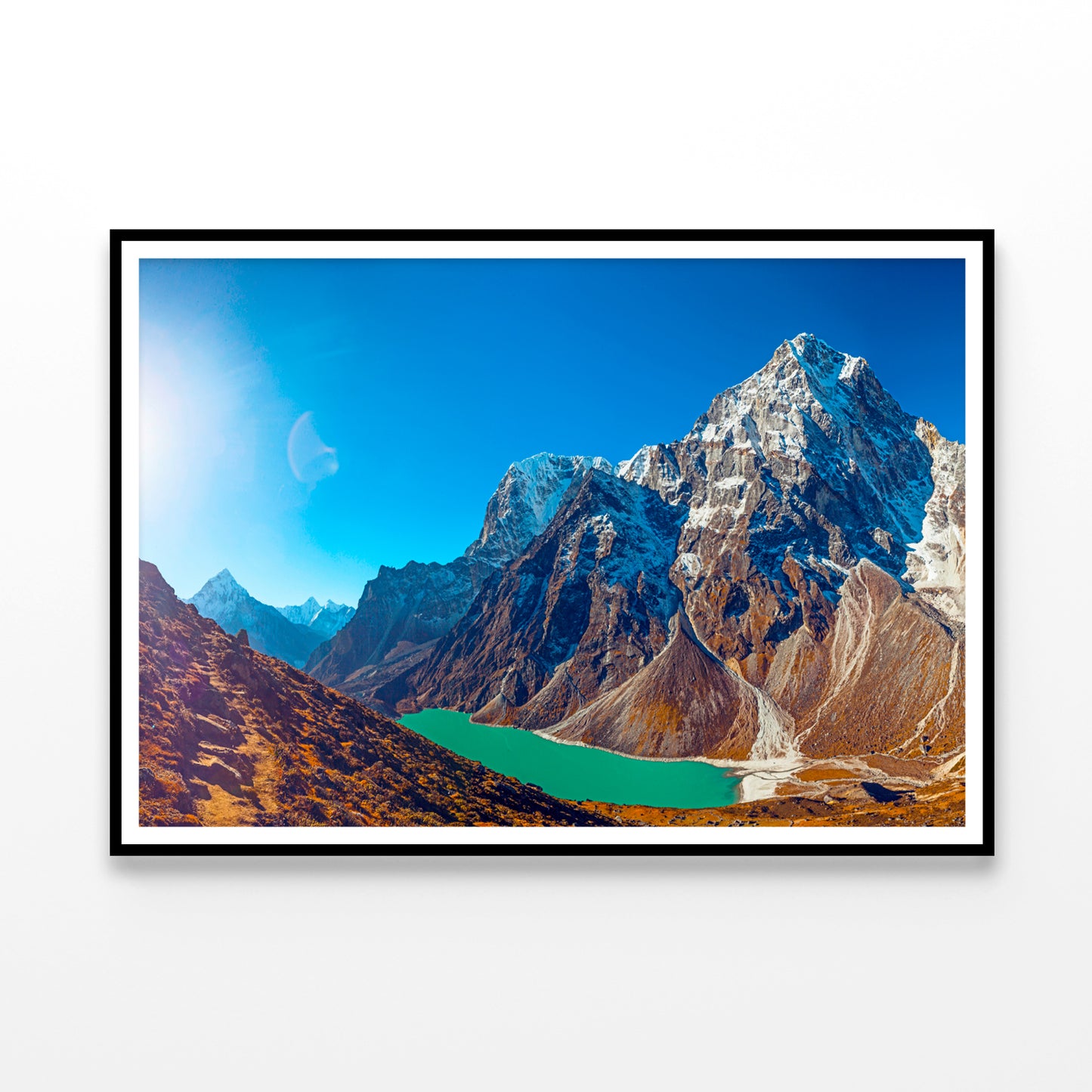 Amazing Mountains on the Way in Nepal Home Decor Premium Quality Poster Print Choose Your Sizes