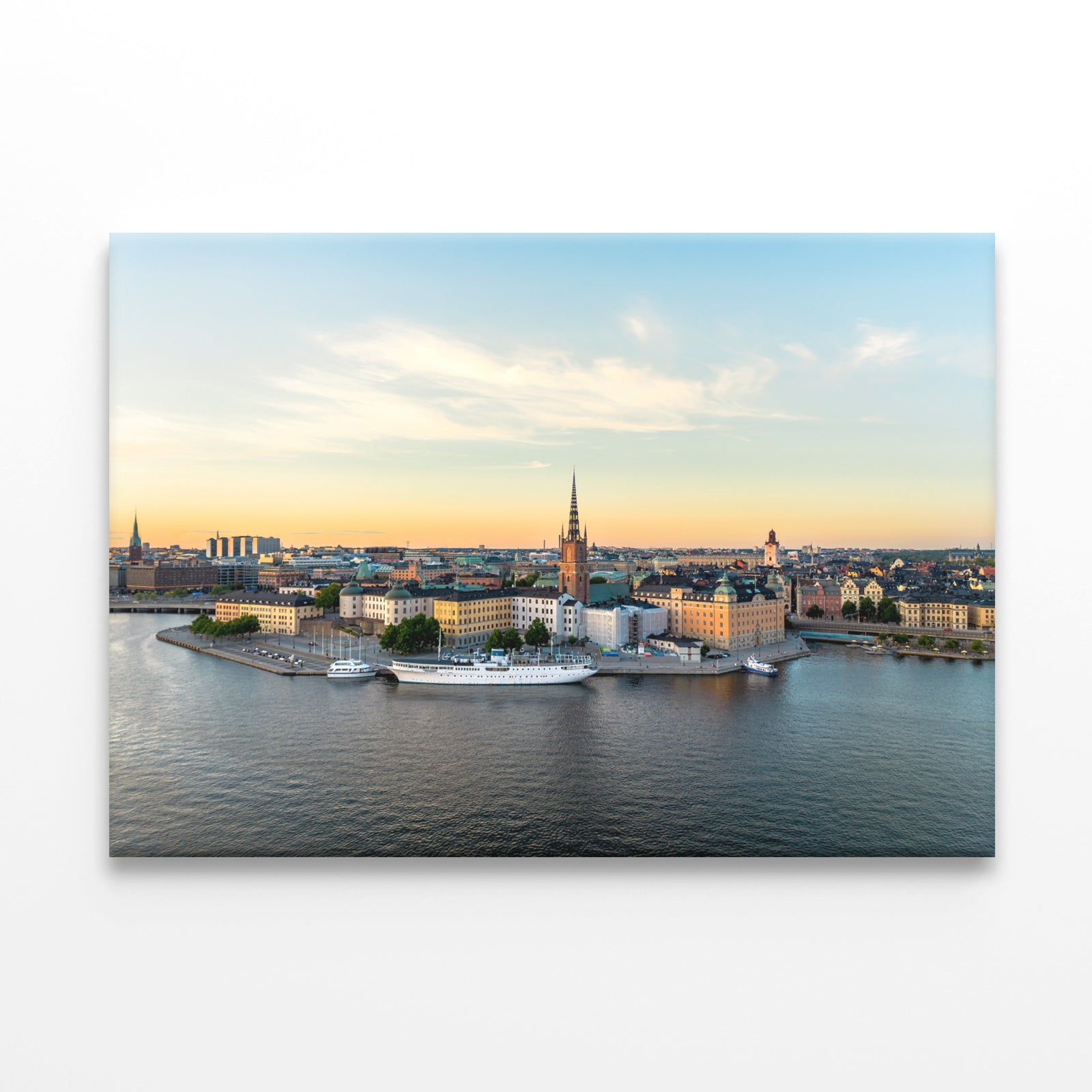 Gamla Stan in Stockholm at Sunset Wall Art Decor 100% Australian Made - Bella Home Decor